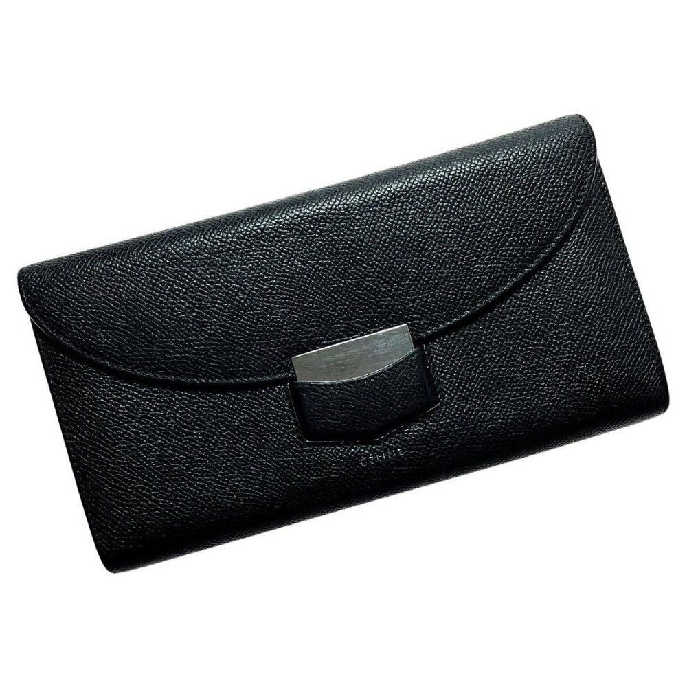 Celine Trotter Large Multi-Function Wallet apm Bl… - image 1